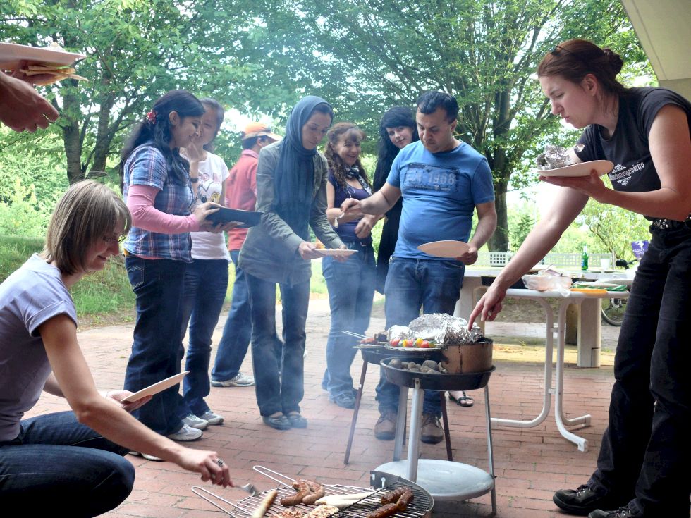 Image: Barbecue of Karlovsky lab in May 2011