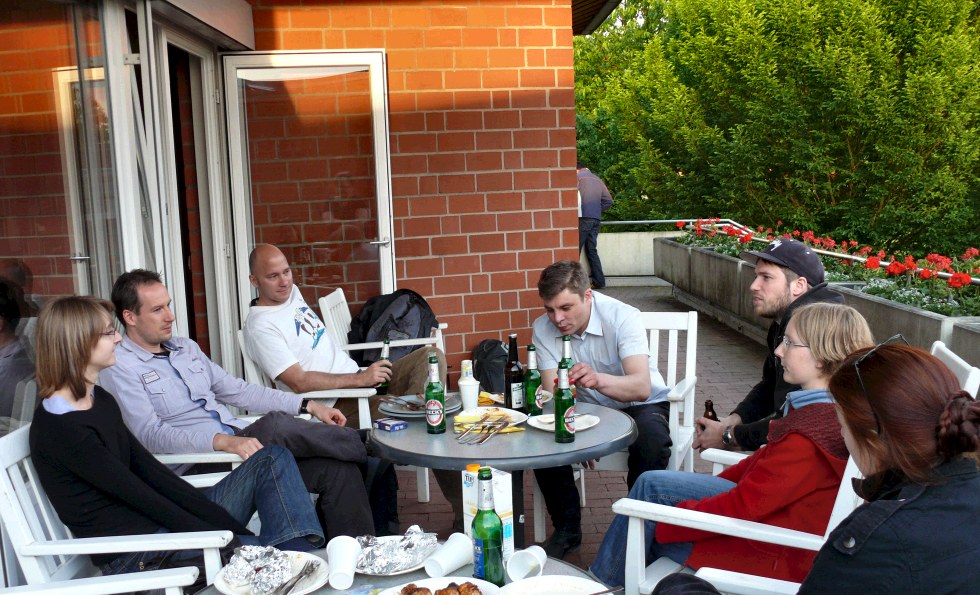 Image: Barbecue of Karlovsky lab in May 2011