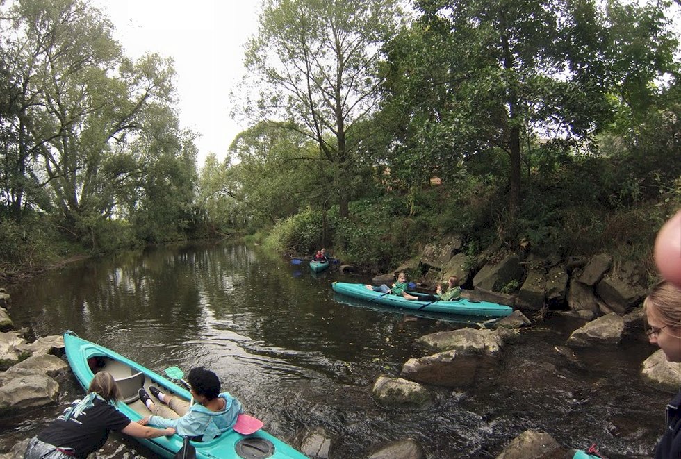 Image: Karlovsky Lab: Canoe tour, September 2014